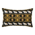 thumbnail image 1 of Cauagu traditional Elephant Print Pillow Covers with Envelope Closure,1PC Pillow Cases Decorative Pillow Case for Bed & Couch, Pillows Not Included-14"x20", 1 of 6
