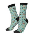 thumbnail image 1 of Cauagu winter ski Dachshund Print Crew Socks for Women and Men,Adult Athletic Running Socks 1-Pair Sports Socks Work Gear Socks with Moisture Wicking, 1 of 6
