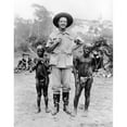 thumbnail image 1 of Caucasian Man With Two African Pigmy Men. Ca. 1930. Csu ArchivesEverett Collection History (24 x 36), 1 of 1