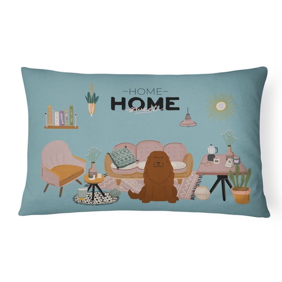 Caucasian Shepherd Dog Sweet Home Canvas Fabric Decorative Pillow
