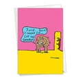 thumbnail image 1 of Caught Tail - Funny All Occasion Note Card with Envelope (4.63 x 6.75 Inch) - Hilarious Dog Humor All-Occasion Greeting Card for Pet Lovers - Animal Themed Stationery Notecard C6182OCB, 1 of 3
