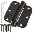 thumbnail image 1 of Cauldham (2 Pack) Heavy-Duty 3-1/2" Self-closing Spring Door Hinge with 5/8" Radius Corners, UL Listed - Oil Rubbed Bronze, 1 of 7