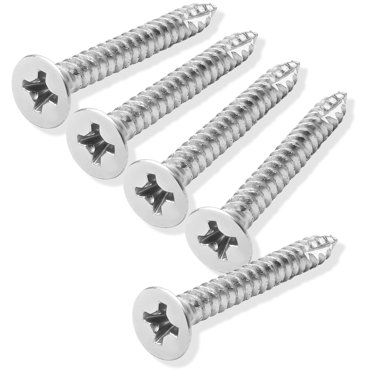 SFS Intec #9 X 1-1/2 Inch Stainless Steel Self-Sealing Screws (Green) - 100 Pack, Metal To Wood, Hex Head