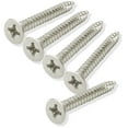 thumbnail image 1 of Cauldham Satin Nickel Wood Screws #9 x 1-1/2 Inch for Door Hinges - 25 pack, 1 of 7