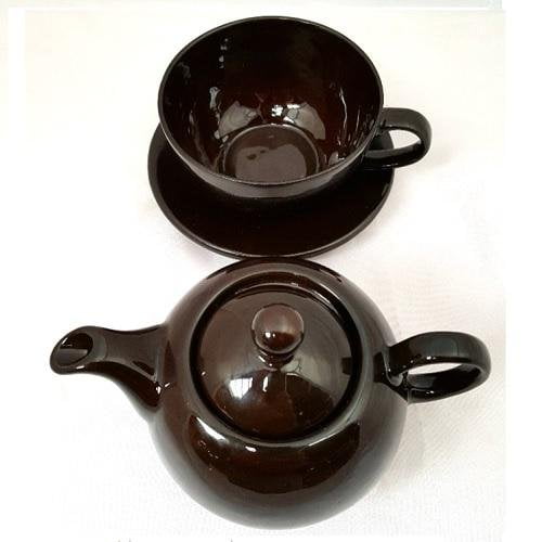 Cauldon Ceramics Brown Betty tea for one