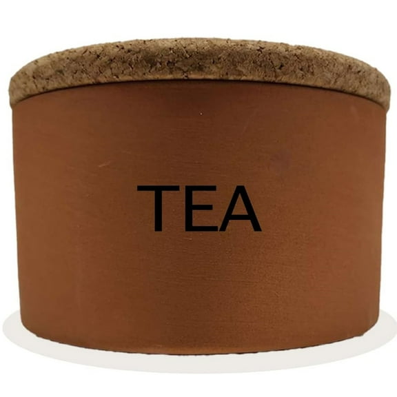 Cauldon Redware Small Tea Storage Jar in Terracotta Inner Glazed