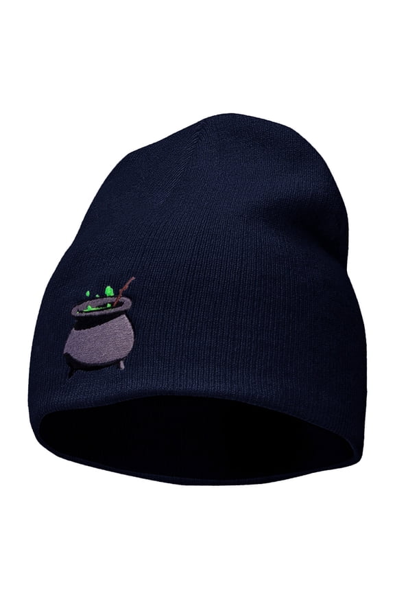 Cauldren Embroidered 8 Inch Arcrylic Short Beanie - Navy OSFM