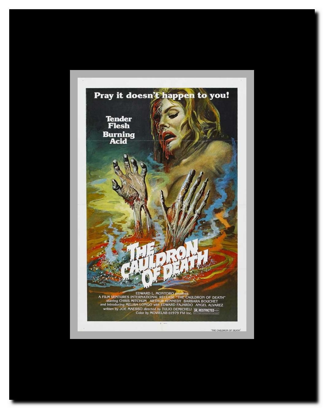 Cauldron of Death Framed Movie Poster