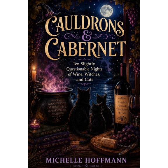 Cauldrons & Cabernet: Ten Slightly Questionable Nights of Wine, Witches, and Cats, (Paperback)