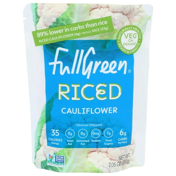 Cauli Rice - Fullgreen - Low KKS1Carb Riced Cauliflower (Cauliflower, 1 Count)