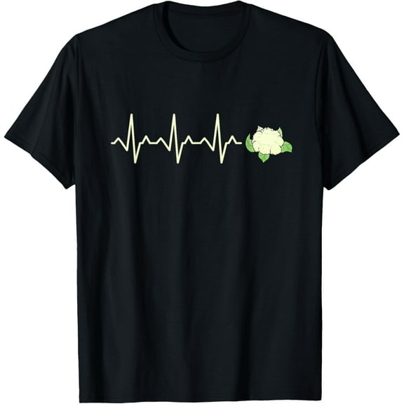 Cauliflower Heartbeat Cauliflower Lover T-Shirt