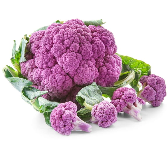 Cauliflower Seeds - Violetta Italia - 0.25 Oz ~2,250 Seeds - Brassica oleracea var. botrytis - Farm & Garden Vegetable Gardening & Microgreens Seeds - Non-GMO, Heirloom, Open Pollinated, Annual