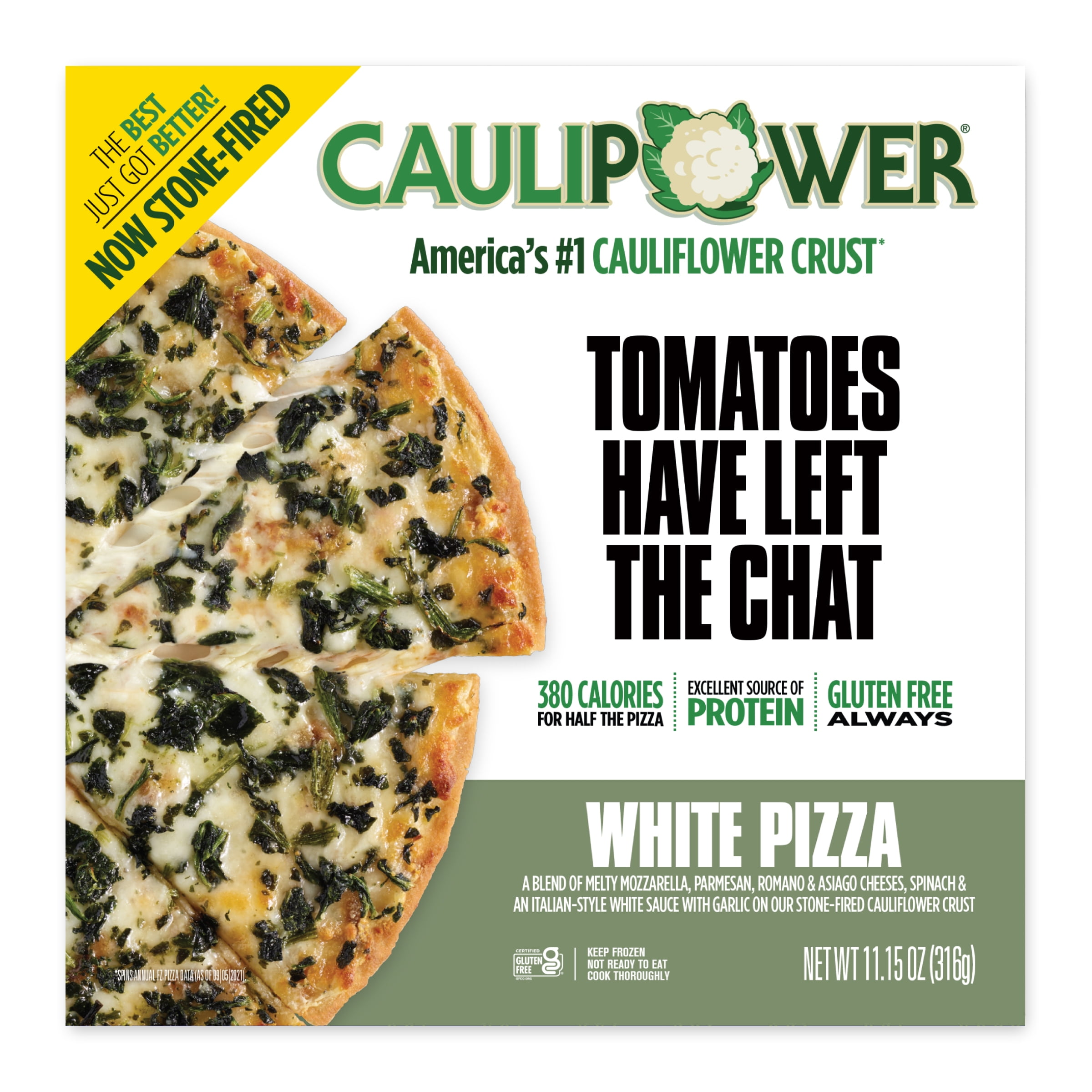Caulipower Cauliflower Crust White Frozen Pizza, 11.15 oz