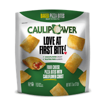 Caulipower Cauliflower Love at First Bite! Gluten-Free Four Cheese Pizza Bites, Frozen, 7.5 oz