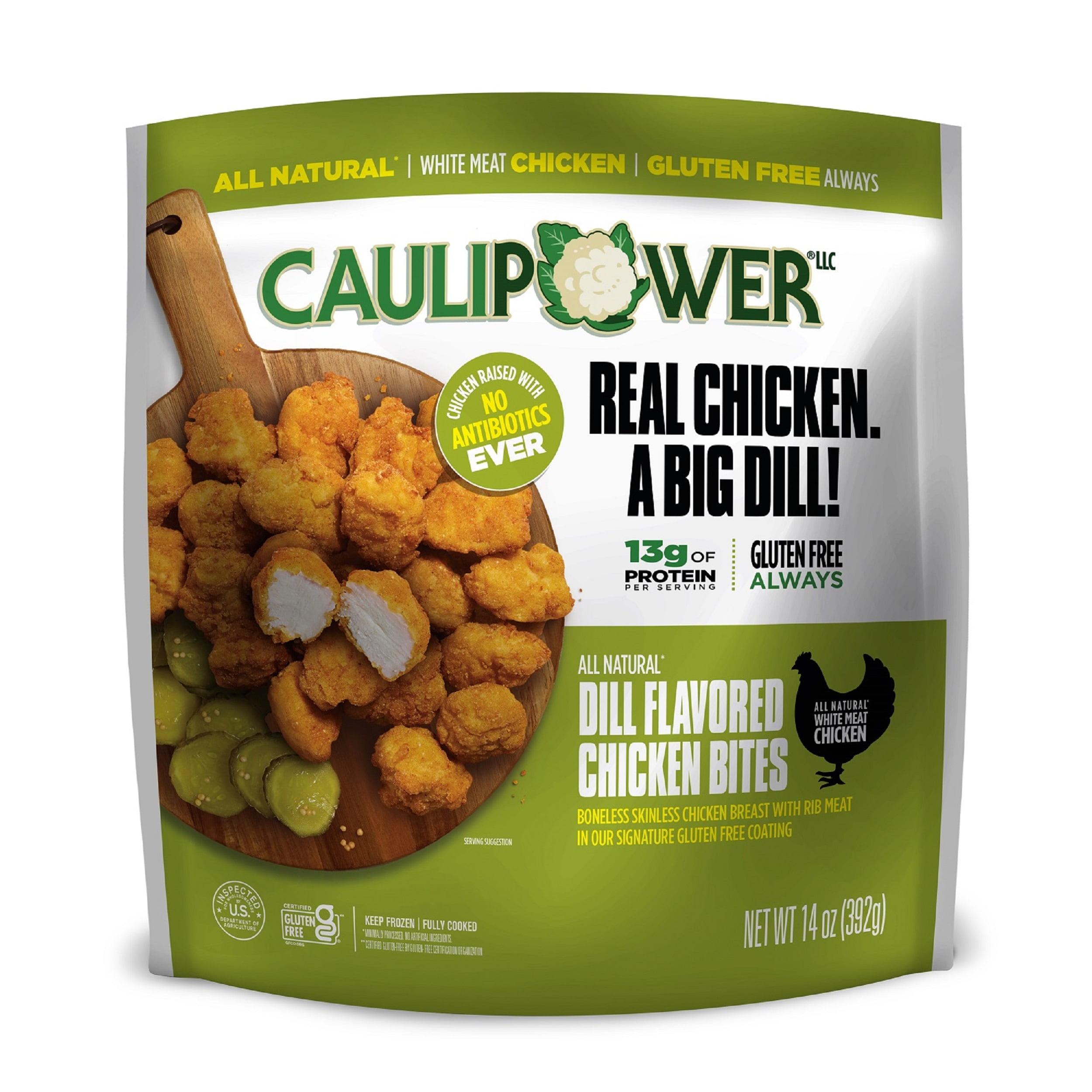Caulipower Gluten Free Cauliflower Dill Flavored Chicken Breast Bites