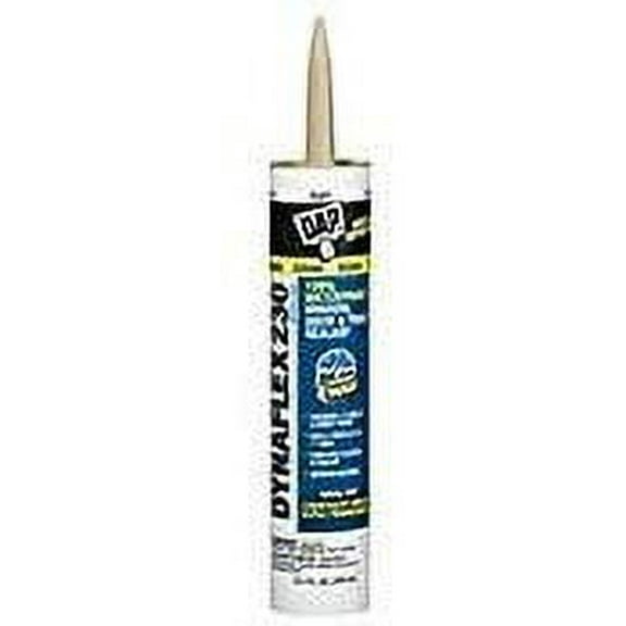 DAP Dflex230 Latex Caulk - Durable, Interior/Exterior - 10 Ounces, Beige  Residential Use, Standard Application
