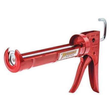 Newborn Caulk Gun Ratchet Rod - Manual, Seal Puncture Tool - 1/10 Gal, Red