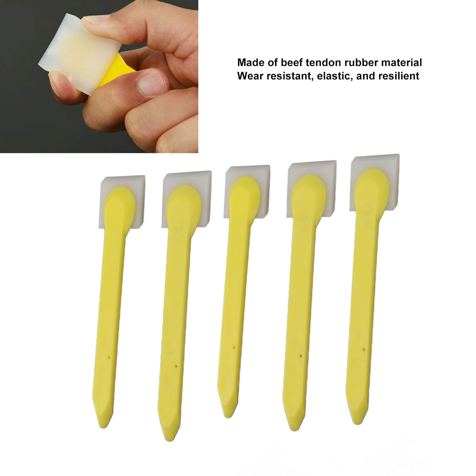Caulk Sealant Remover, 5pc Beef Tendon Scrapers For Corners Gaps, Easy ...