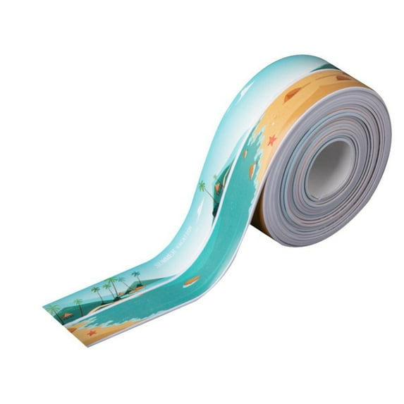 Caulk Strip Tape,Waterproof and Oil Proof 15inch x 1.5ft Caulk Strip Tape for Cooktop,Self Adhesive Caulk Tape for Sink,Toilet,Bathroom,Wall Edge,Caulk Strip Sealing Tape for Bathtub