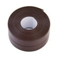 thumbnail image 1 of Caulk Tape, 1 Roll 1.5" x 10.5Ft Caulk Tape Waterproof Self Adhesive Caulk Strip Caulking Sealing Tape for Kitchen Countertop,Sink,Bathroom,Toilet,and Bathtub Floor Wall Edge(Brown,126x1.5"), 1 of 8