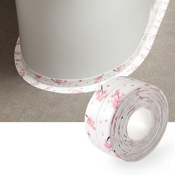 Caulk Tape for Bath & Kitchen,Waterproof Seams for Bathroom Caulking Self Adhesive Caulk Strip,tub Surround,Toilet Bowl Stick on Gel,Kitchen Countertop Door Window(1.5" x 10.5Ft)