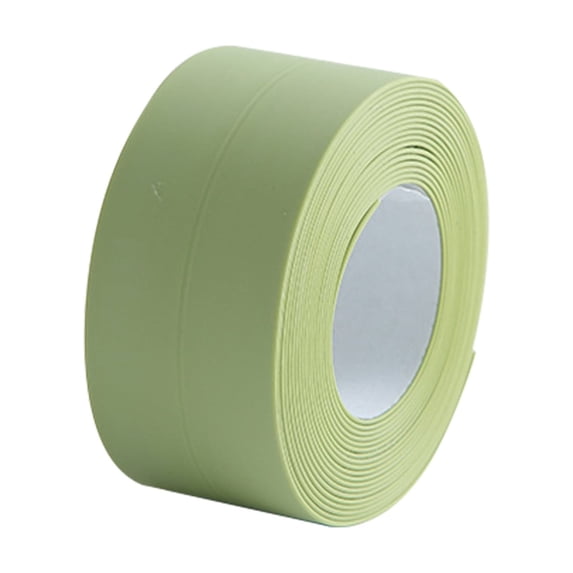 Caulk Tape Ecohintz Pe Adhesive Caulk Seal Strip for Kitchen & Bathroom - Mold-Proof Decorative Trim for Walls, Showers & Toilets, Easy-Install & Waterproof, Mold Proof Seal Strip, Green