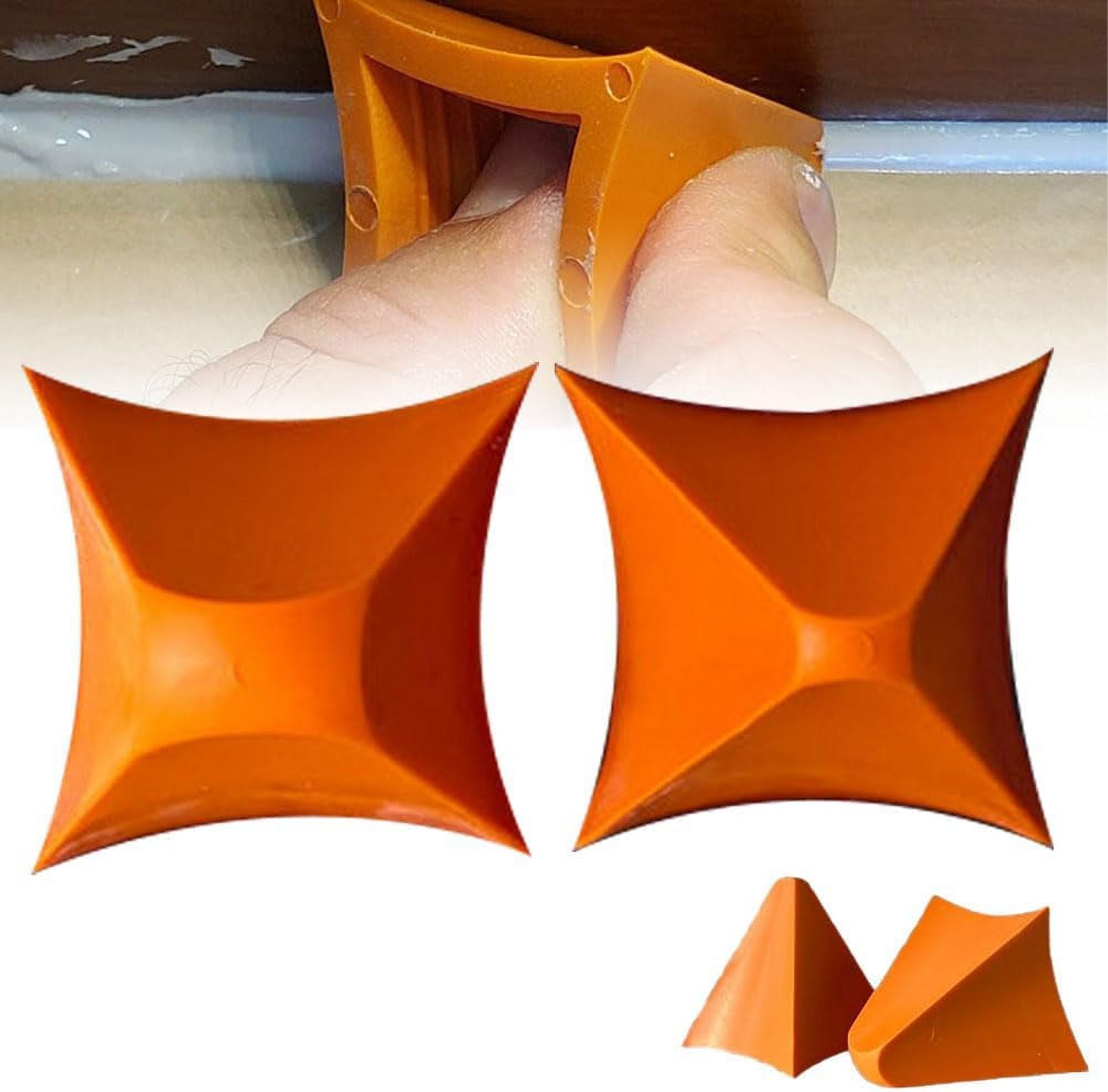 Caulk Trimming Tool 2Piece Reusable Caulking Applicator Kit for Precise Sealing & Trimming