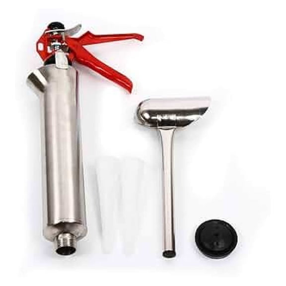 Caulking Gun Caulking Tool Hand Caulk Gun Mortar Tubes Caulk Tool Grout Gun Cement Grout Applicator Tool Brick Mortar Sprayer Stainless Steel Caulking Tools +2 Nozzle