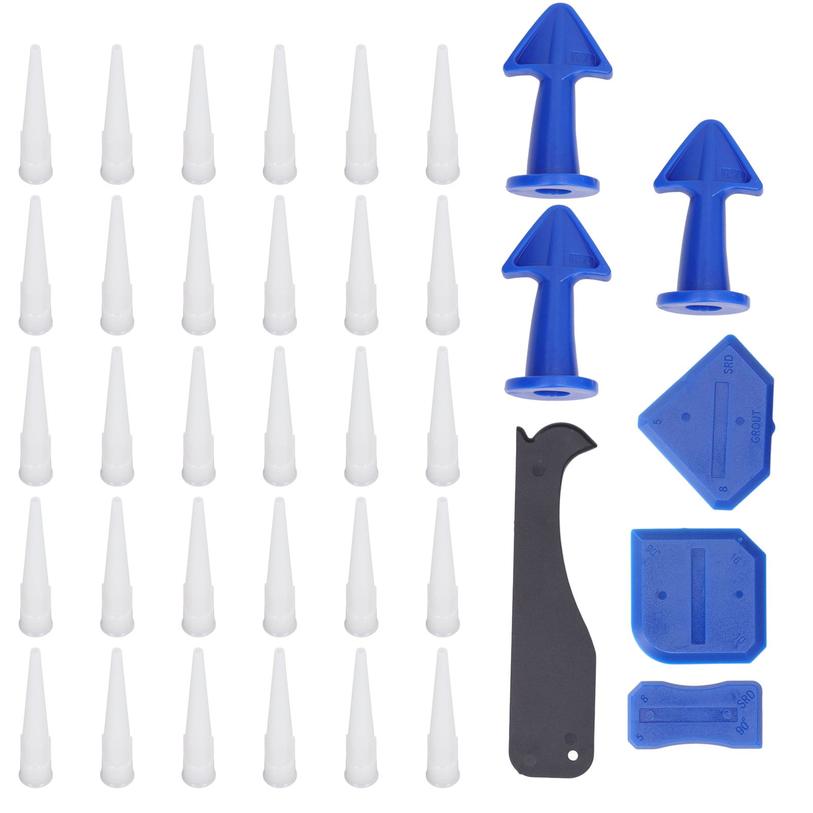 Caulking Nozzle Scraper Kit, Sealant Caulking Tool Environment Friendly