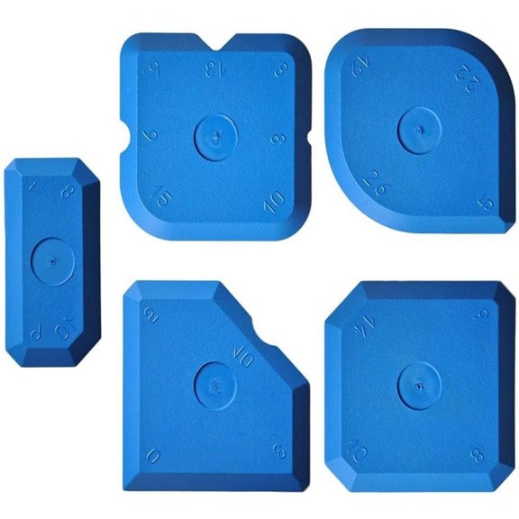 Caulking Scrapers Tool Fill Gaps Caulking Tool Set of 5 Scrapers Silicone Profiling Caulking Removal Tool