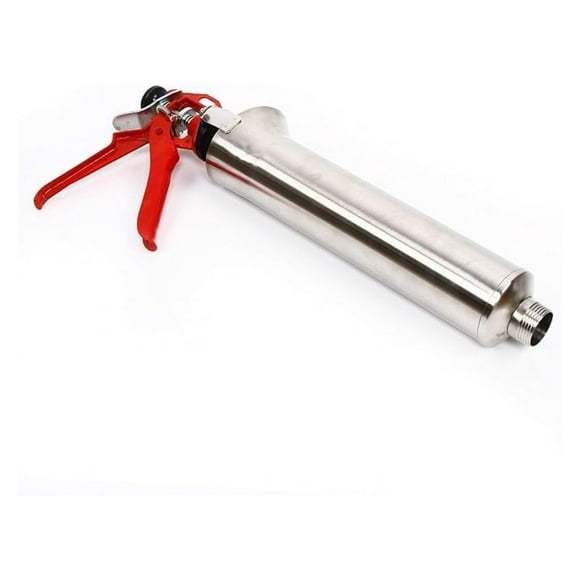 Caulking Stainless Steel Mortar Grouting Gun Injector Cement Grout Mortar Caulk Pointing Grouting Gun for Grouting Floor, Re-pointing Walls, Filling Slabs