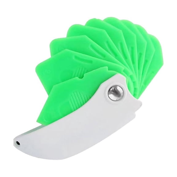 Caulking Tool, 9-in-1 Seam Tool Set - Grout Removal Tool for Bathrooms, Kitchens, Windows and Floors, Sealant Sealing Caulking Tool with Blade, for Home Renovation and DIY Projects, Green