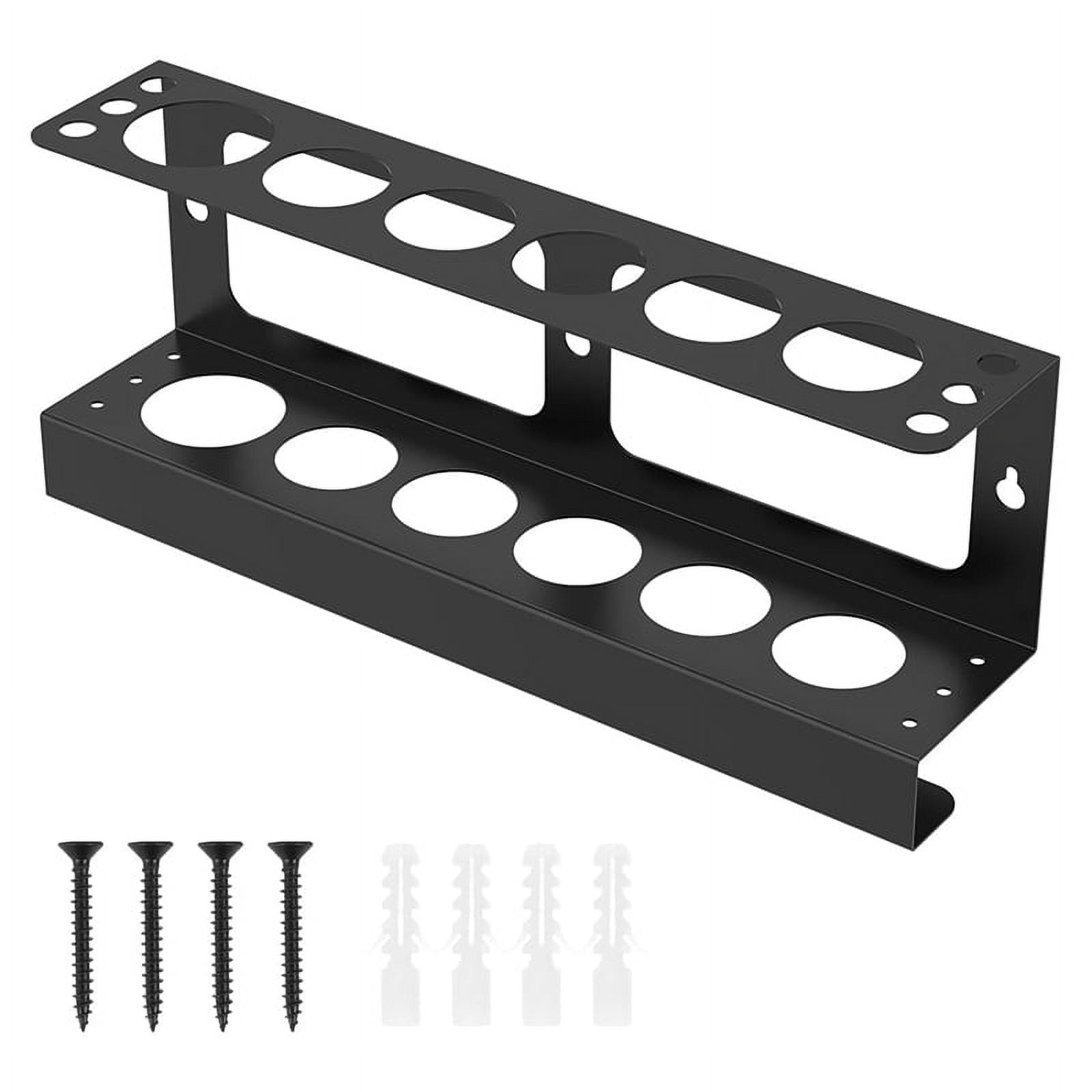 Caulking Tube Holder, Wall Mounted Caulk Tools Rack, Holds 6 Tubes ...