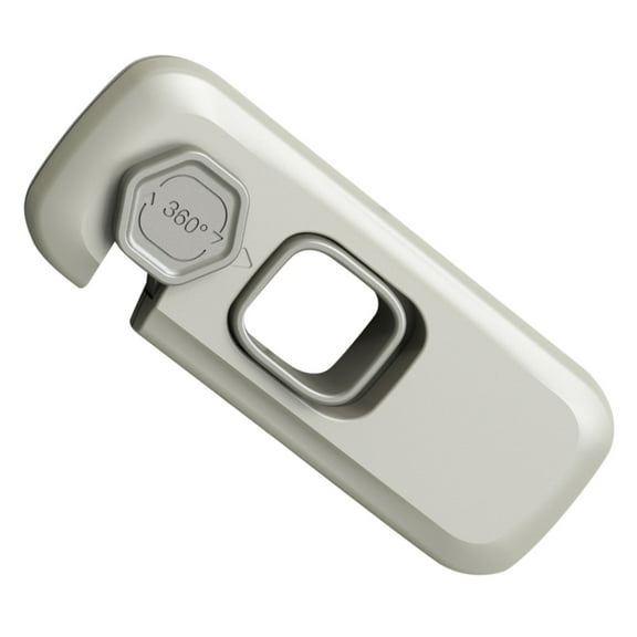 Cauoiy 1 Pack Refrigerator Lock,Freezer Lock Fridge Locks with Sticky Adhesive Pads,Safety Locks Multi-Use for Fridges,Cabinets,Drawers (No Tools Needed),Double Doors and More,Easy Install No Drilling