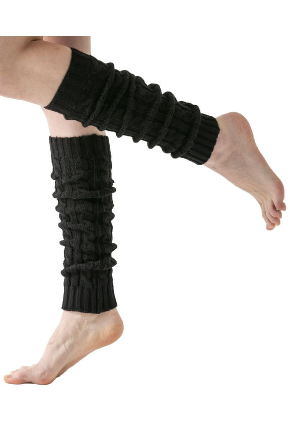 Leg Warmers for Women - Black