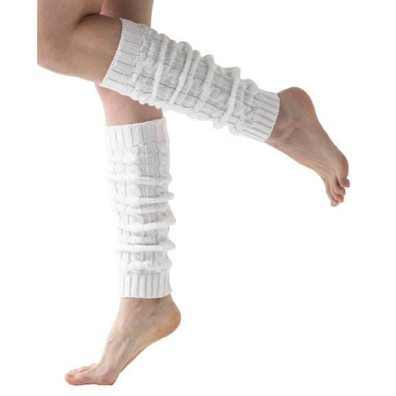 Causa Forcia Leg Warmers for Women - White