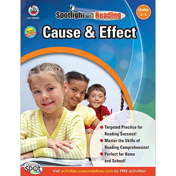 Pre-Owned Cause & Effect, Grades 3-4 (Spotlight on Reading) Paperback