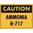 thumbnail image 1 of Caution Ammonia R-717 Sign Metal Tin Sign 8x12 Inches Caution Danger Safety Security Warning Notice Signs, 1 of 5