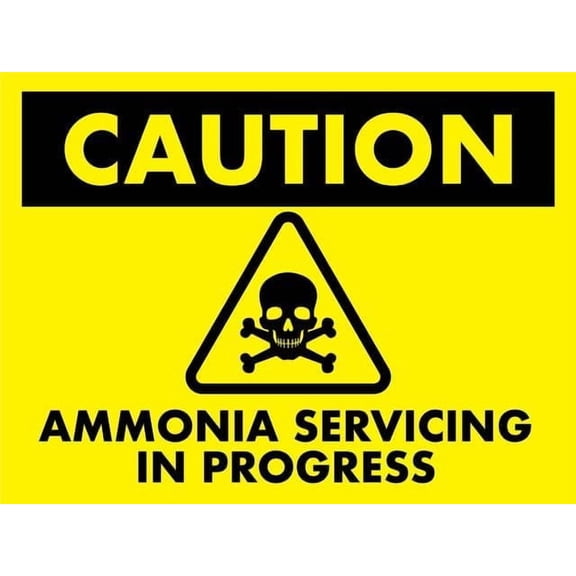 Caution Ammonia Servicing In Progress Retro Aluminum Sign Metal Tin Sign Vintage Style Funny Pool Signs Wall Decor Art 8 X 12 Inches