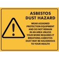 thumbnail image 1 of Caution Asbestos Dust Hazard Funny Vintage Tin Signs 8 X 12 Inch Wall Art Decor Iron Poster For Home Farmhouse Bar Cafe Yard Indoor Outdoor Gift, 1 of 4
