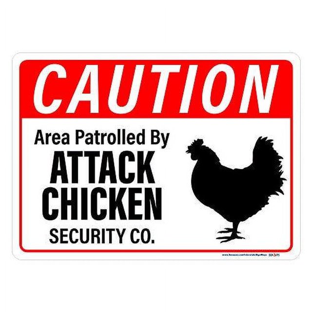 Caution Attack Chicken Security Co Sign