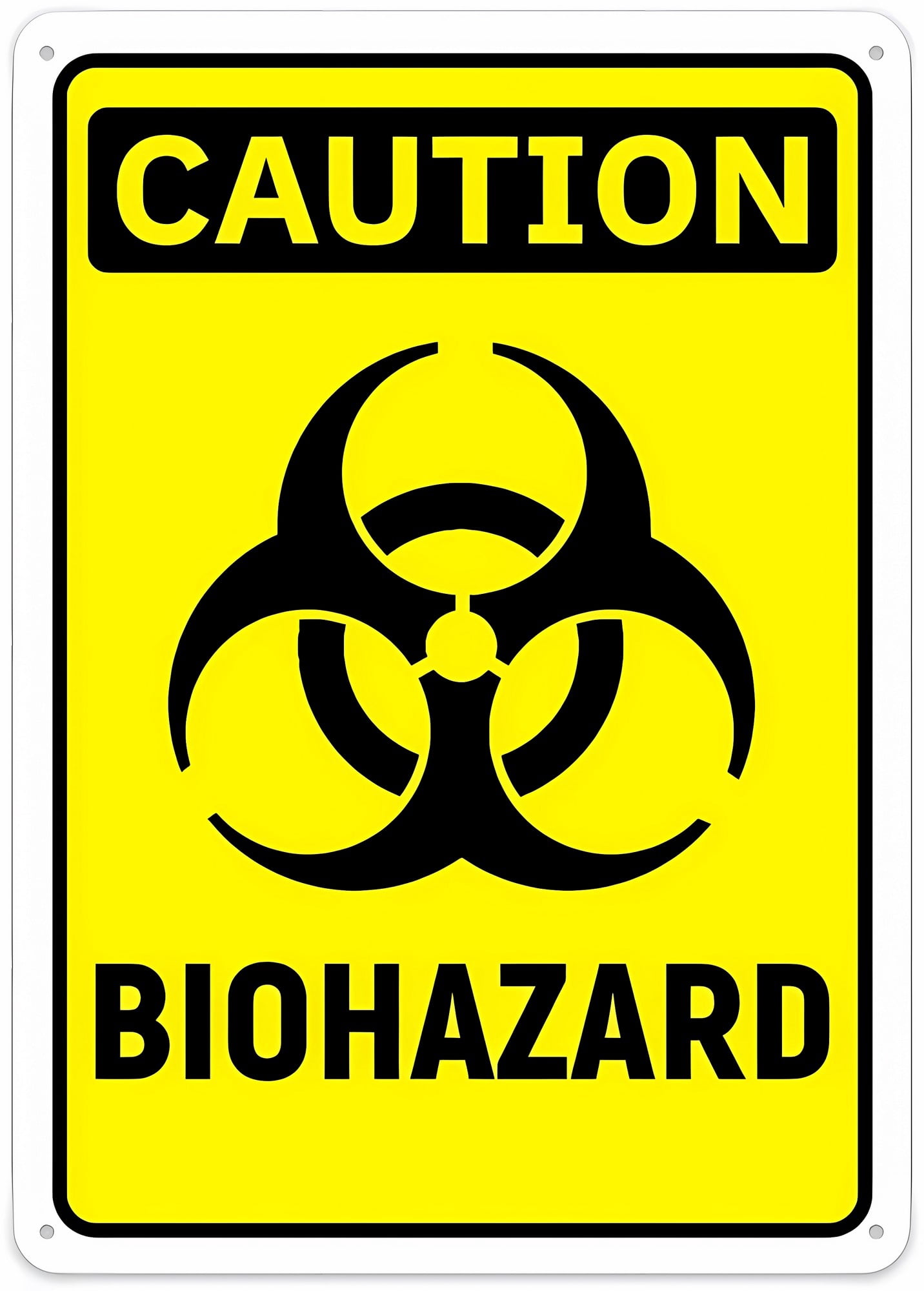 Caution Biohazard Sign, 8