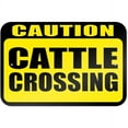 thumbnail image 1 of Caution Cattle Crossing Sign, 1 of 1