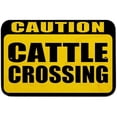 thumbnail image 1 of Caution Cattle Crossing Sign, 1 of 1