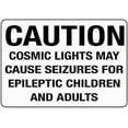 thumbnail image 1 of Caution Cosmic Cause Seizures Epileptic Children Adult Sign,Metal Aluminum Warning Sign,Private Property Sign,Decorative Metal Tin Sign Plate, 1 of 5