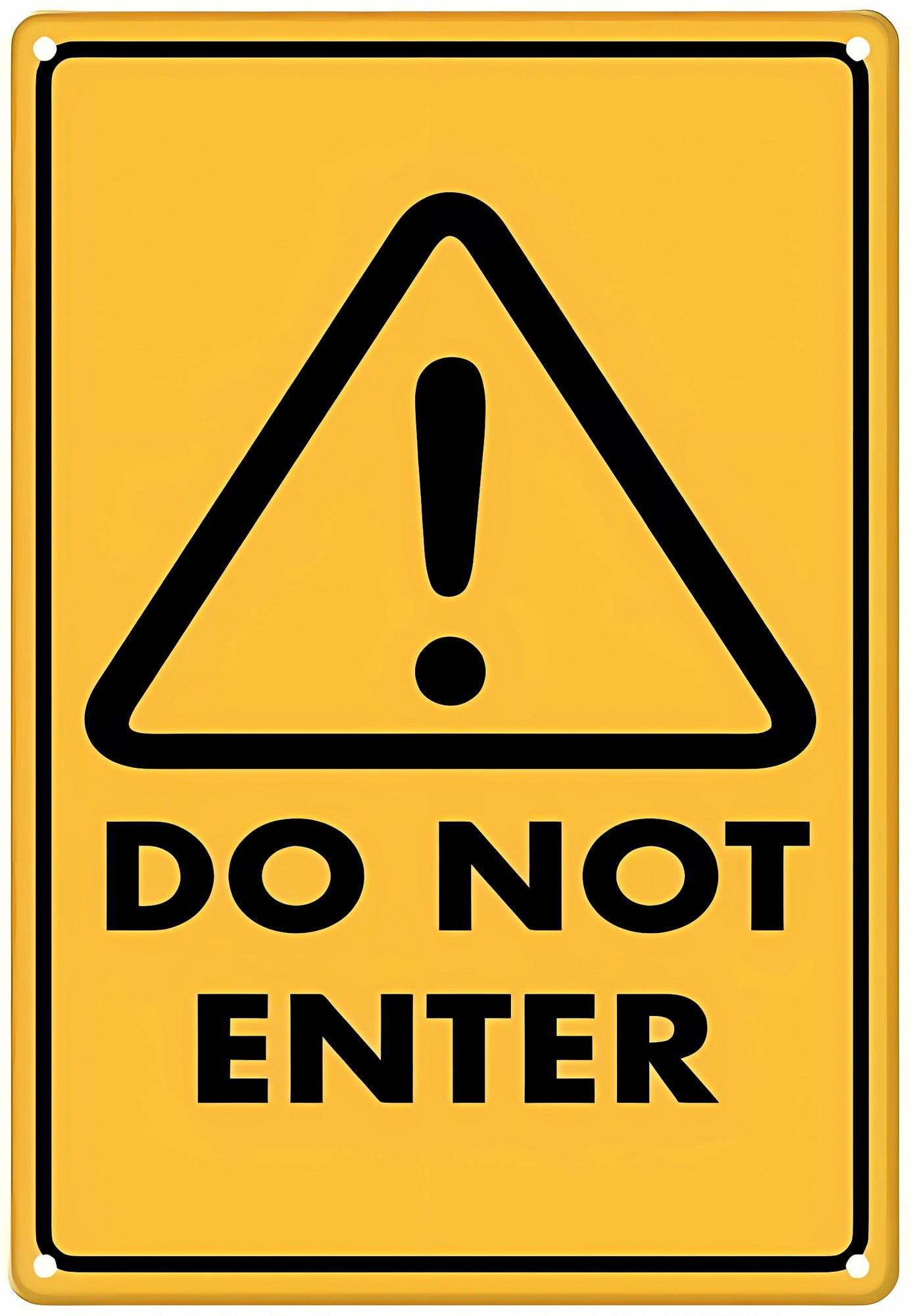 Do Not Allow In/sign Caution Do Not Enter Tin Sign, 8