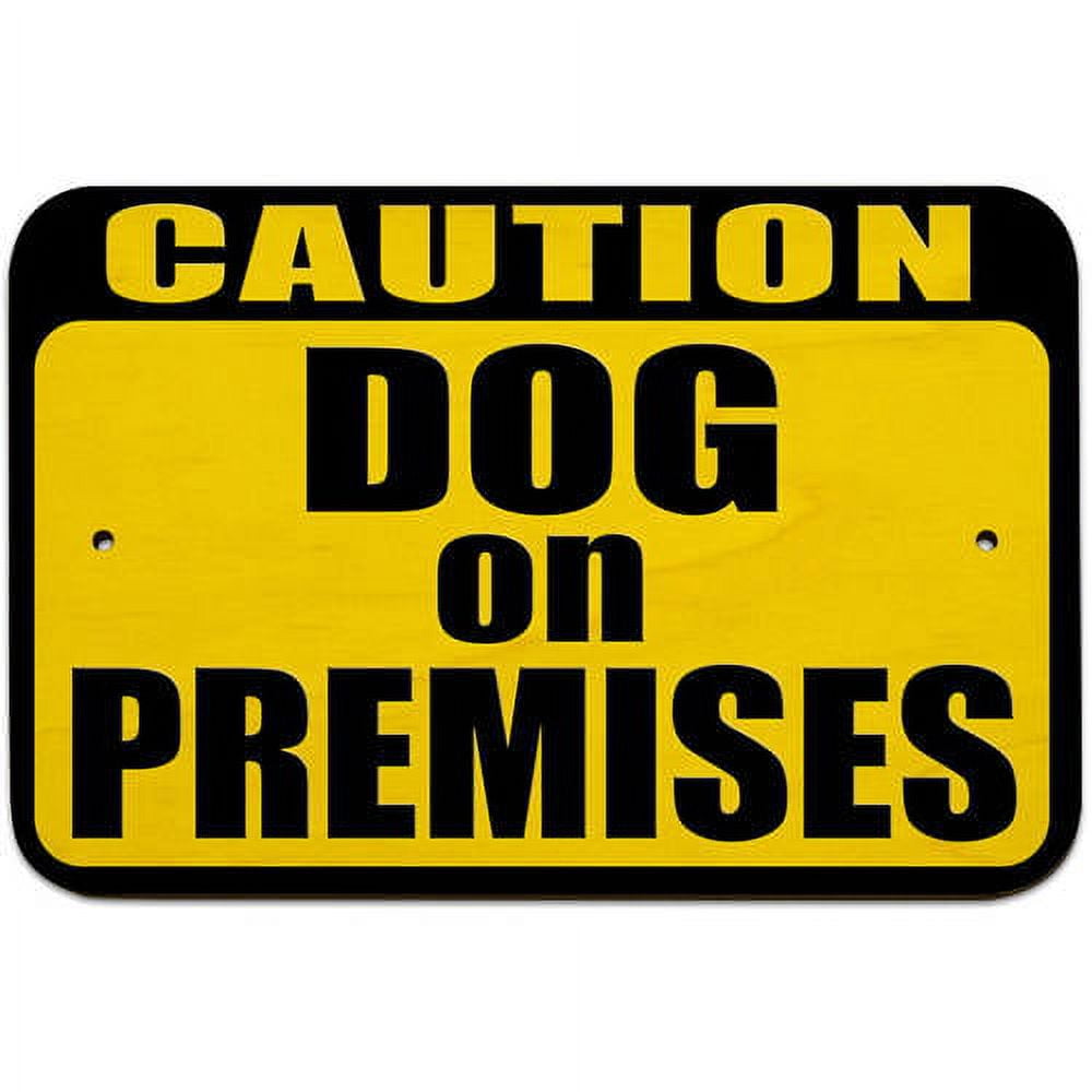 Caution Dog on Premises Sign - Walmart.com