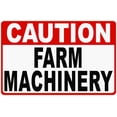 thumbnail image 1 of Caution Farm Machinery Sign, 1 of 1