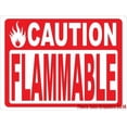 thumbnail image 1 of Caution Flammable Sign, 1 of 1