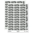 thumbnail image 1 of Caution Genius at Work Teacher Student School Sticker Set - White - Matte Finish - 1.5" Small, 1 of 7